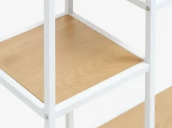 Reol TRAPPEDAL 7 hylder egefarve/hvid