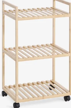 Rullebord EGTVED 3 hylder bambus