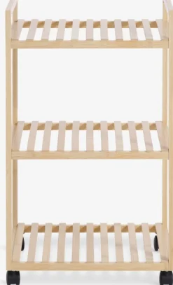 Rullebord EGTVED 3 hylder bambus