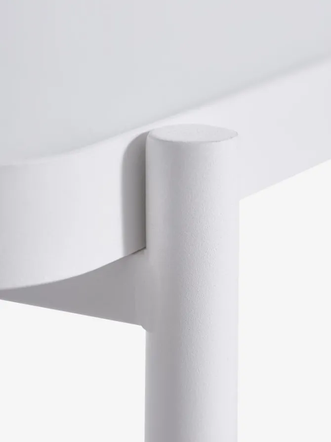 Rullebord GANGSTED 2 hylder hvid