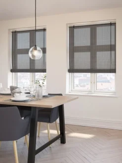 Rullegardin bambus BYRE 80x160cm grå