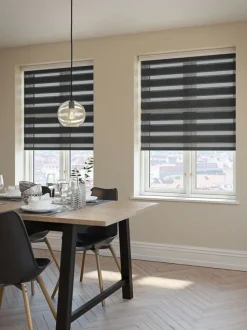 Rullegardin Duo ALSTEN 60x180cm m/kassetter grå