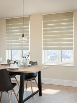 Rullegardin Duo ALSTEN 60x180cm m/kassetter natur