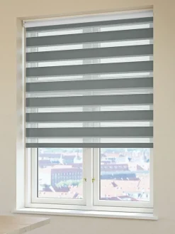 Rullegardin Duo FEMRIS 60x180cm grå