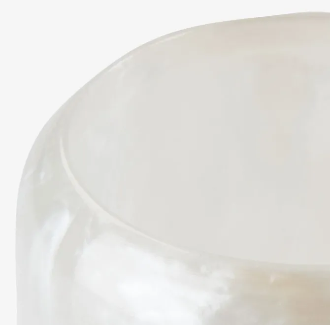 Sæbedispenser LISTERBY hvid perlemoreffekt