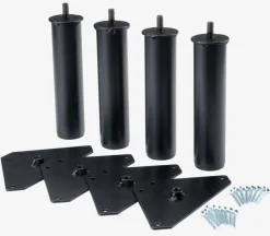 Sengeben Ø3,5xH15cm sort 4 stk