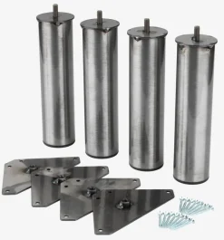 Sengeben Ø5xH20cm stål 4 stk