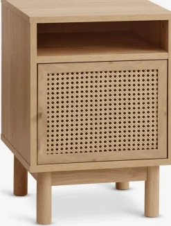 Sengebord HALMSTAD 1 låge egefarve