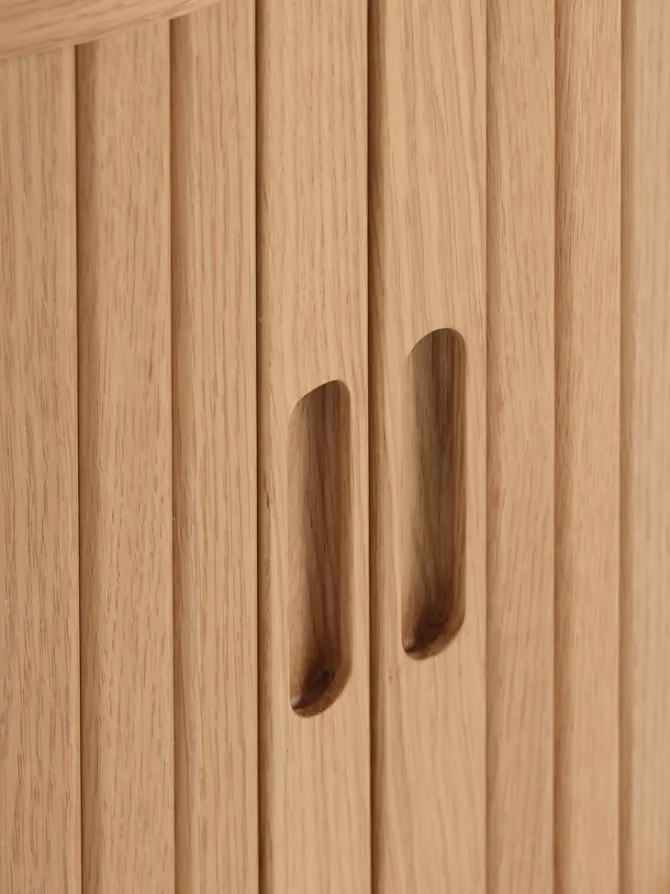 Sengebord LYNGVIG 2 jalousilåger eg natur