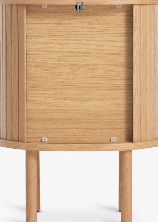 Sengebord LYNGVIG 2 jalousilåger eg natur