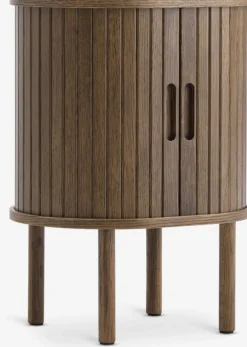 Sengebord LYNGVIG 2 jalousilåger mørk eg