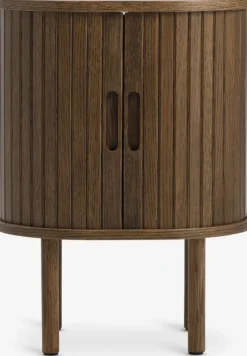 Sengebord LYNGVIG 2 jalousilåger mørk eg