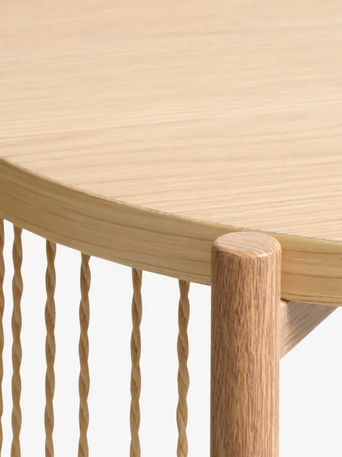 Sengebord SNESLEV 1 hylde egefarve