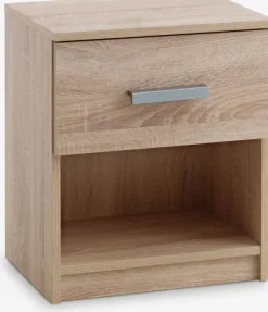 Sengebord TAPDRUP 1 skuffe eg