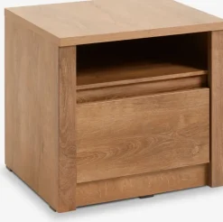 Sengebord VEDDE 1 skuffe vild eg