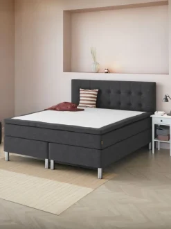 Sengegavl 180x122 H70 BUTTONS Grå-40