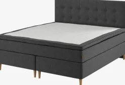 Sengegavl 180x122 H70 BUTTONS Grå-40