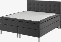 Sengegavl 180x122 H70 BUTTONS Grå-40