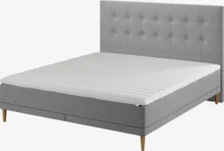 Sengegavl 180x122 H70 BUTTONS Grå-23