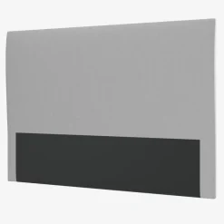 Sengegavl 180x115 H10 PLAIN Grå-27