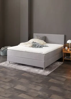 Sengegavl 180x115 H10 PLAIN Grå-23