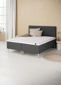 Sengegavl 180x120cm TEMPRAKON Grå-47