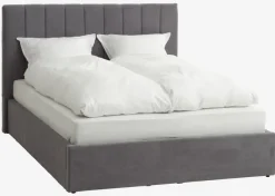 Sengeramme AGERFELD 140x200 mørkegrå