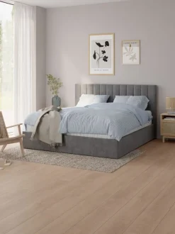 Sengeramme AGERFELD 140x200 mørkegrå