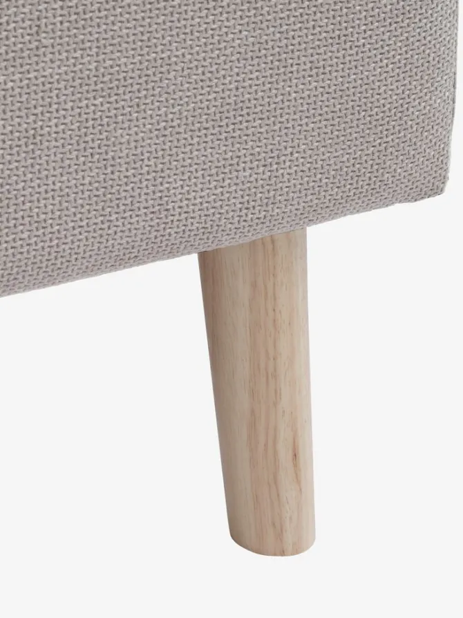 Sengeramme KONGSBERG 140x200 beige stof