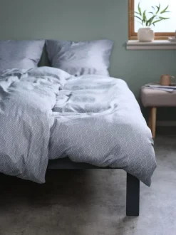 Sengetøj ASLI mikrofiber 140x200 støvet blå