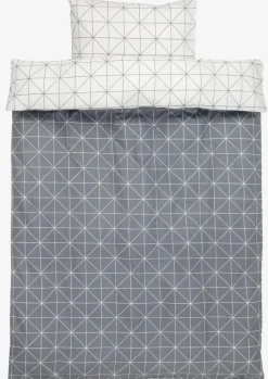 Sengetøj ATLA 140x200 grå
