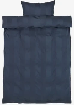 Sengetøj BARBO satin 140x200 mørkeblå