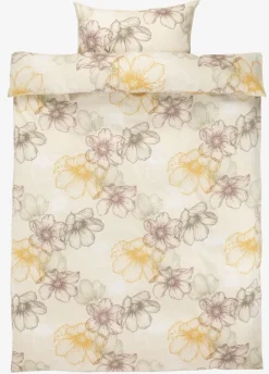 Sengetøj BELMA satin 140x200 sand