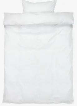 Sengetøj BIBI 140x200 hvid med broderi