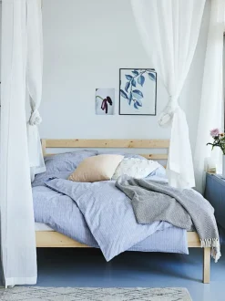 Sengetøj KAJSA 140x200 lyslilla