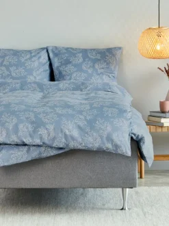 Sengetøj VIOLA satin 140x200 blå