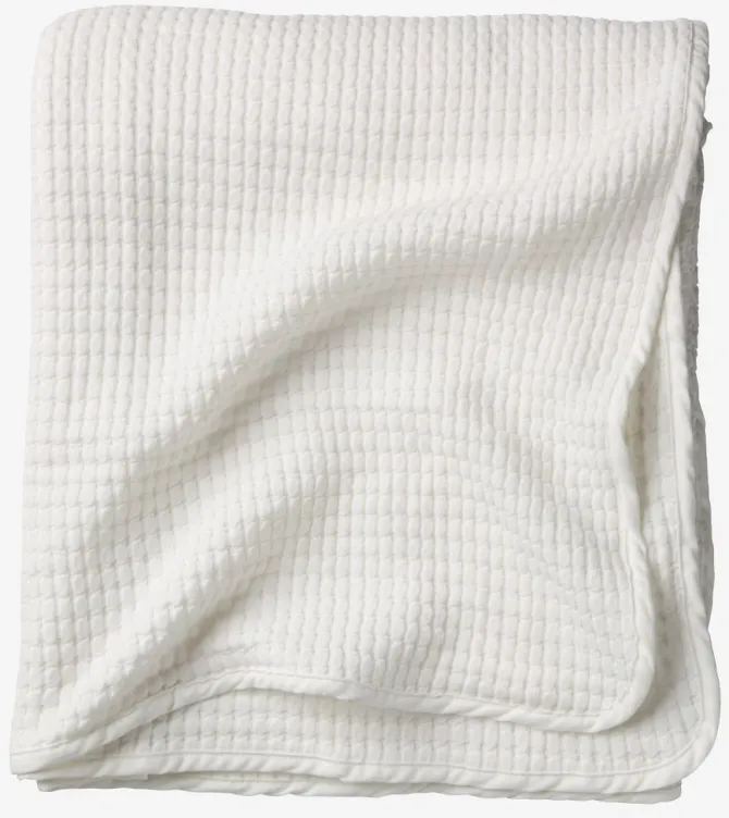 Sengetæppe FORSYTIA 160x220 hvid