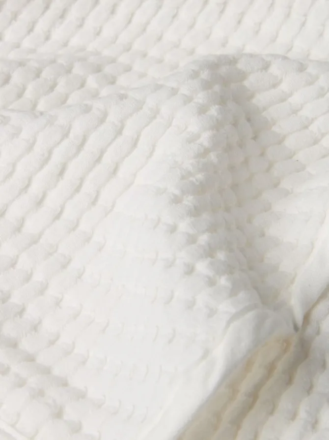 Sengetæppe FORSYTIA 160x220 hvid