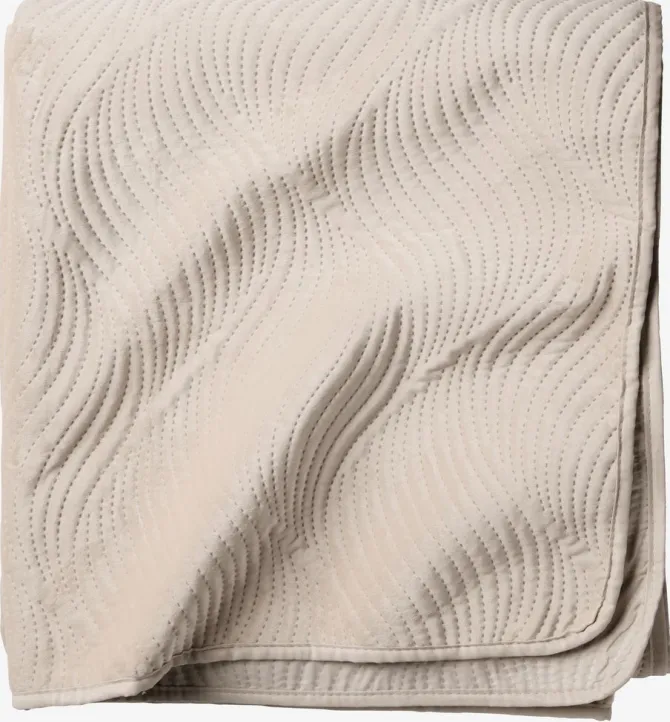 Sengetæppe GLORIOSA 160x220 beige