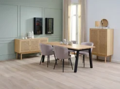 Skab HALMSTAD 2 låger eg