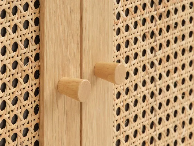 Skab HALMSTAD 2 låger eg