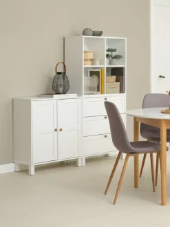 Skab SKALS 4 rum hvid