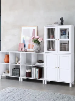 Skab SKALS 4 rum hvid