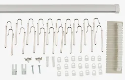 Skinnesæt FLEXI 160cm hvid