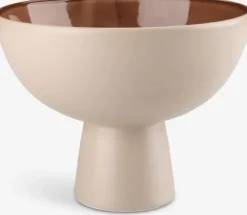 Skål CHRIS Ø21xH16cm beige/terrakotta