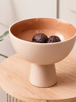 Skål CHRIS Ø21xH16cm beige/terrakotta