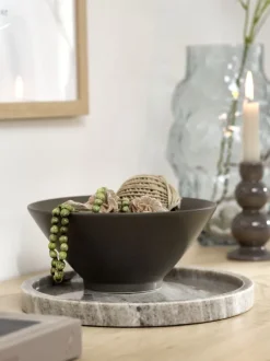 Skål KARSTEN Ø21xH9cm grå