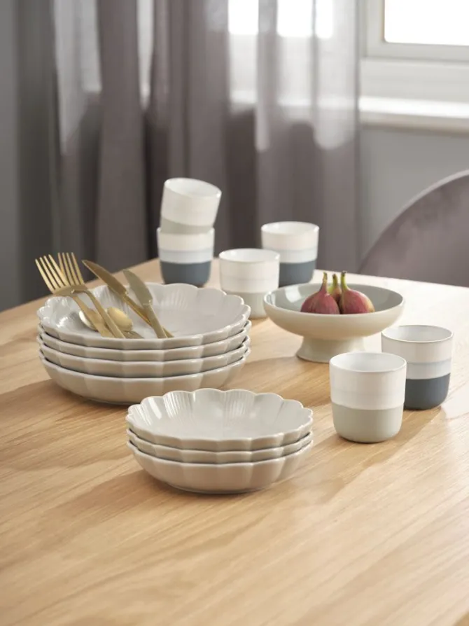 Skål SIMON Ø19xH4cm sand