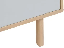 Skænk EGEBJERG 2 skuffer/1 låge grå/eg