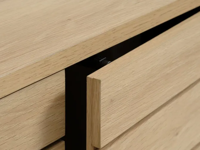 Skænk HALMBY 3 låger egefarve